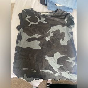 Free People Camo Tee